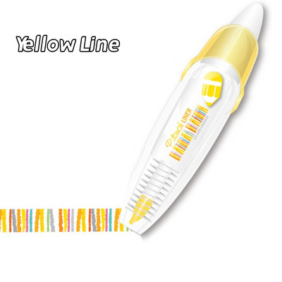 1 tk Dots Liner Dekoratsioonilint Highlighteri märgistamiseks Ajakava päeviku kleebised Kontorikool A7133