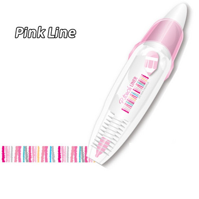 1 tk Dots Liner Dekoratsioonilint Highlighteri märgistamiseks Ajakava päeviku kleebised Kontorikool A7133