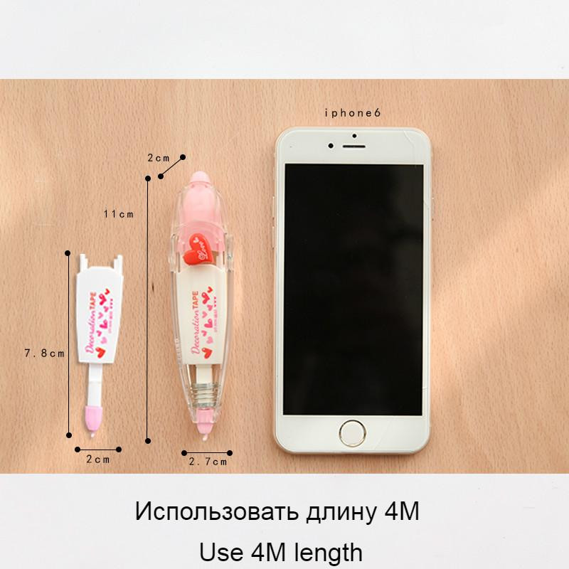 Tip Bandă de corectare decorativă Scrapbooking Jurnal Papetarie Rechizite de birou pentru școală Bandă corectoare Bețișoare Bandă adezivă