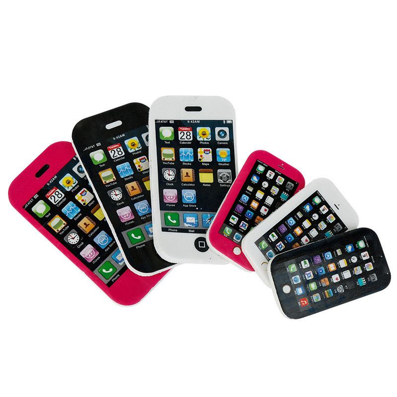 Novost Kawaii Mobilni telefon Gumice Ured Školski pribor Kreativni studentski pribor Dječja olovka Gumene igračke Poklon