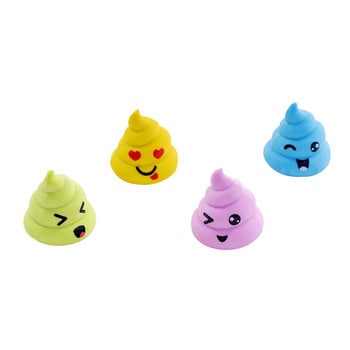 1 τεμ. Colorful Expression Poop Creative Eraser Eraser Eraser Cartoon Shape Student Χαρτικά