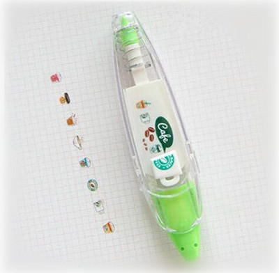 Korėjos raštinės reikmenys mielos naujovės dekoratyvinės korekcinės juostos korekcinės juostos, skirtos mokykloms ir biurui