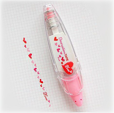 Korėjos raštinės reikmenys mielos naujovės dekoratyvinės korekcinės juostos korekcinės juostos, skirtos mokykloms ir biurui