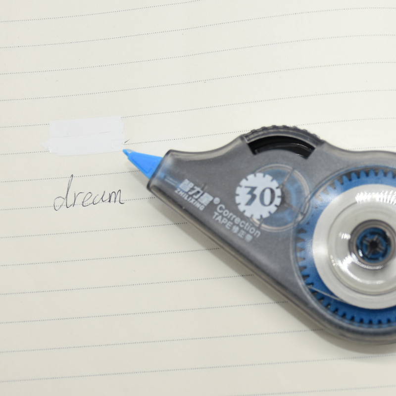 2 bucăți rulouri practice cu bandă corectoare, 10 m lungime, autocolant alb, instrument de papetărie pentru birou