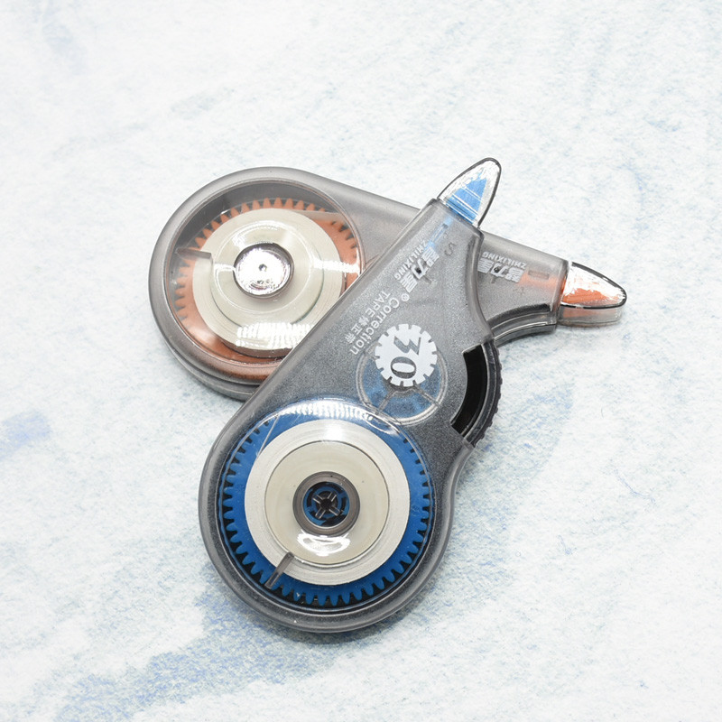 2 bucăți rulouri practice cu bandă corectoare, 10 m lungime, autocolant alb, instrument de papetărie pentru birou