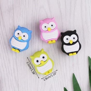 for Creative 3D Owl Eraser Rubber Pencil Χαρτικά Επιστολόχαρτο Σχολικό Δώρο QXNF