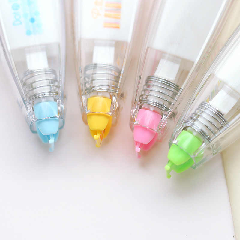 1 buc bandă decorativă cu linie de puncte pentru marcaj de corecție autocolante pentru jurnal Office School F7133