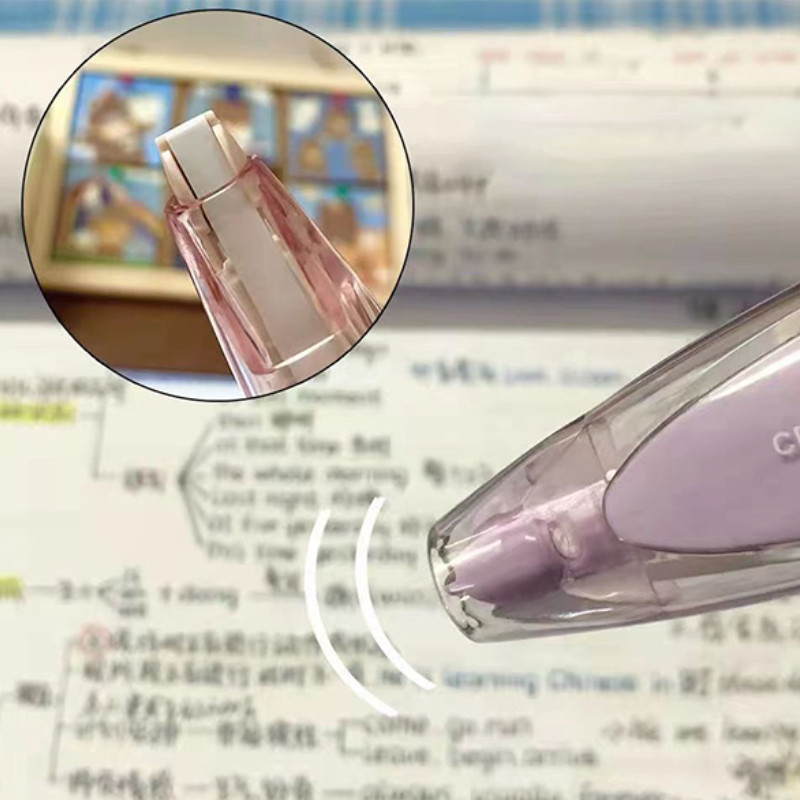 Banda de corecție Kawaii Morandi Tip de apăsare Bandă de corectare albă Papetarie Nucleu înlocuibil Rechizite de birou școlare