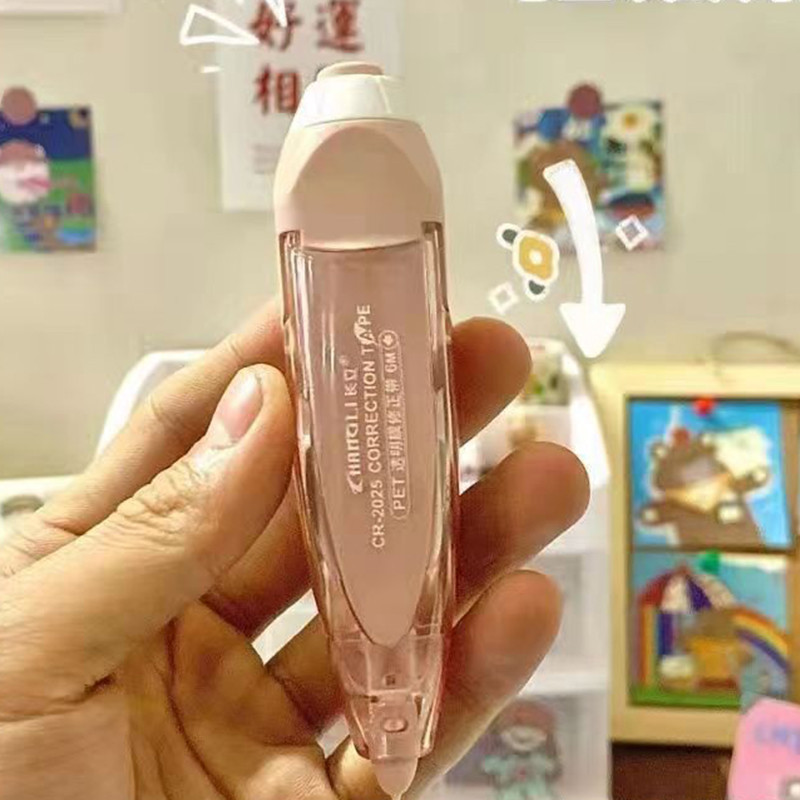 Banda de corecție Kawaii Morandi Tip de apăsare Bandă de corectare albă Papetarie Nucleu înlocuibil Rechizite de birou școlare