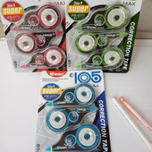 3 bucăți/set autocolant alb bandă corectoare birou rechizite școlare student bandă eroare centură papetărie școală corector instrument de scris