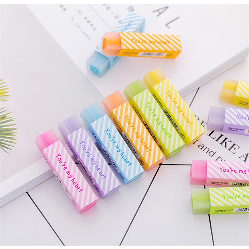 1vnt Trintukas Naujas Piešimas pieštuku Aukštos kokybės įrankiai Mokykliniai reikmenys Vaikams Mokykliniai daiktai Trintukai Vaikams Guminis kvadratinis trintukas Pieštukas