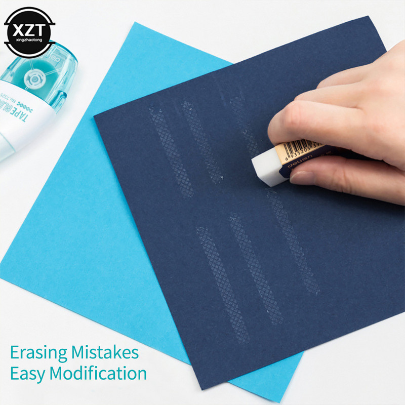 1Pcs Deli Dvostrano ljepljivi valjak Ljepilo Samoljepljive točkice Valjak Dozator trake Uredski pribor Školski pribor