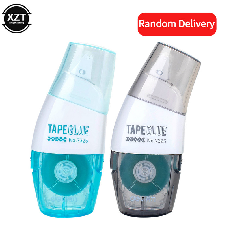 1Pcs Deli Dvostrano ljepljivi valjak Ljepilo Samoljepljive točkice Valjak Dozator trake Uredski pribor Školski pribor