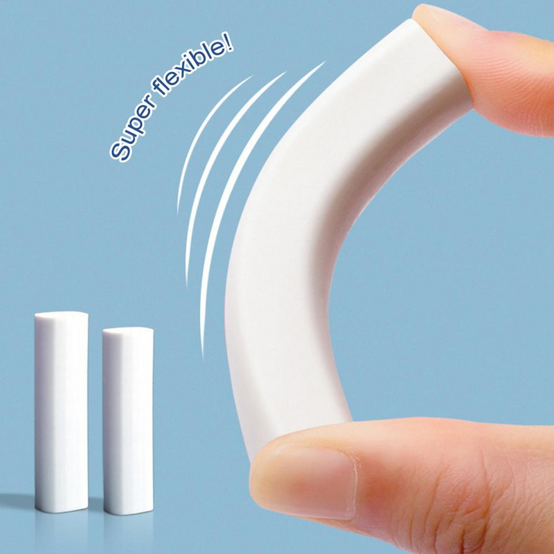 Lagana gumica za brisanje svijetlih boja, ekološki prihvatljiva gumica s crtanim crtama Push-pull tipa gumica za brisanje, dječji pribor