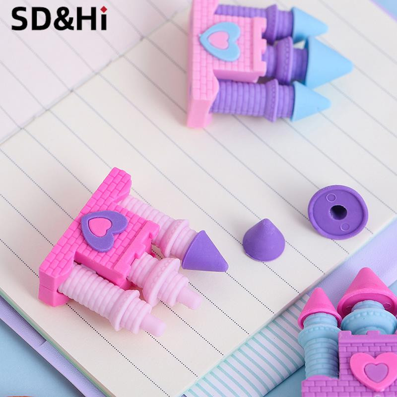 1 vnt Creative Dream Castle Trintukas Kūrybiškas studentas, rašantis piešimas guminis mokyklinis reikmenys, raštinės reikmenys, dovanos vaikams