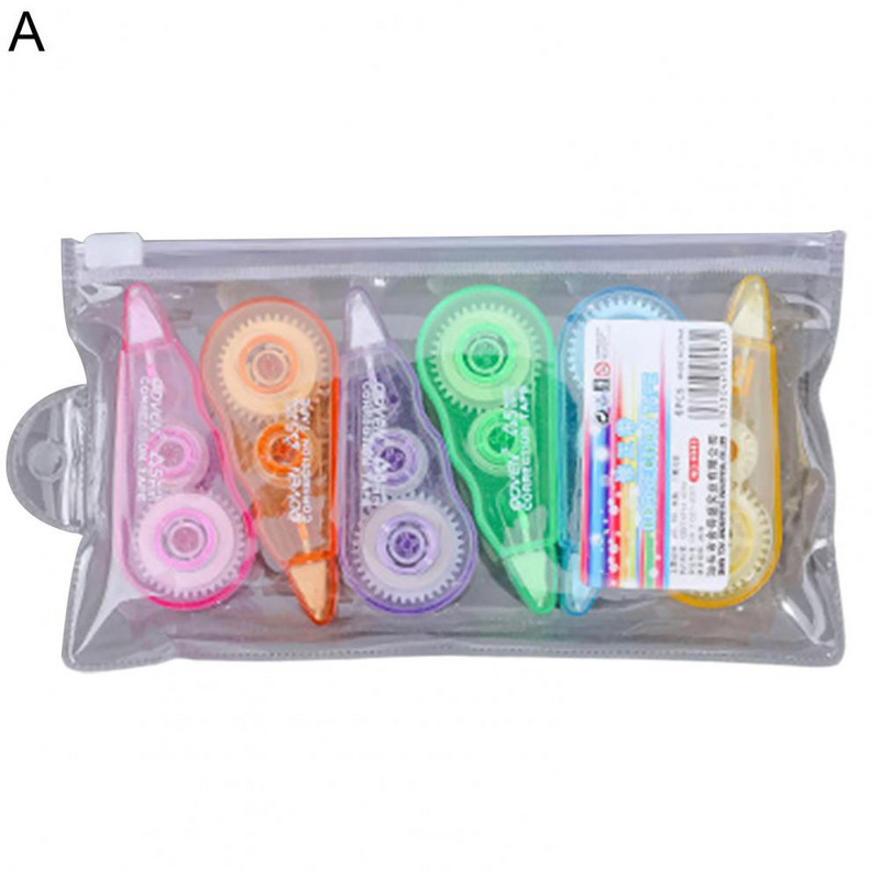 Lihtne hoiustada 5 stiili Parandage valed kirjutuslindi rullid statsionaarsed tarvikud