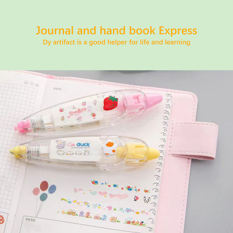 Traka za ispravljanje Slatki izgled Uredski dodaci Naljepnica za pisanje Ručno držanje DIY Rekvizit Uzorak čaše za učenike