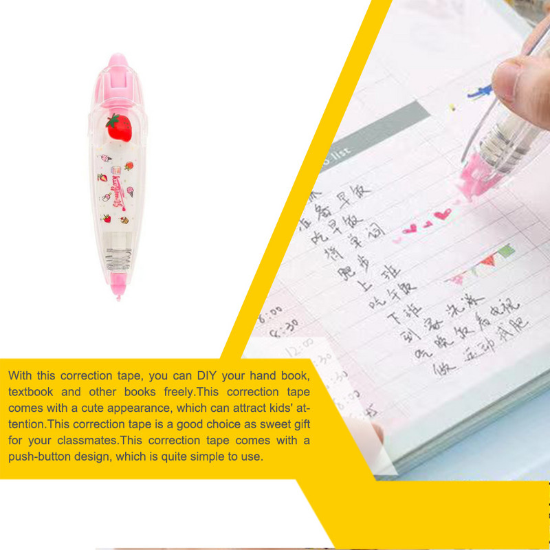 Traka za ispravljanje Slatki izgled Uredski dodaci Naljepnica za pisanje Ručno držanje DIY Rekvizit Uzorak čaše za učenike