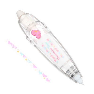 1 vnt Animacinių filmų korekcinė juosta Kawaii Flower Plant Nėrinių vadovas Dienoraščio dekoravimas Studentų raštinės reikmenys Mokykliniai biuro reikmenys