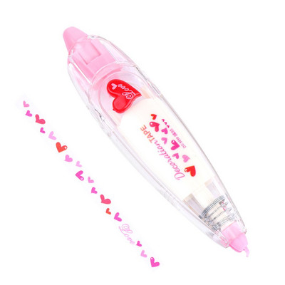 1 vnt Animacinių filmų korekcinė juosta Kawaii Flower Plant Nėrinių vadovas Dienoraščio dekoravimas Studentų raštinės reikmenys Mokykliniai biuro reikmenys