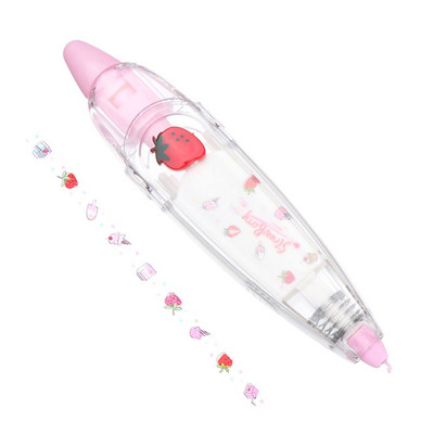 1 vnt Animacinių filmų korekcinė juosta Kawaii Flower Plant Nėrinių vadovas Dienoraščio dekoravimas Studentų raštinės reikmenys Mokykliniai biuro reikmenys