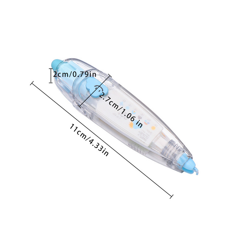1 vnt Animacinių filmų korekcinė juosta Kawaii Flower Plant Nėrinių vadovas Dienoraščio dekoravimas Studentų raštinės reikmenys Mokykliniai biuro reikmenys