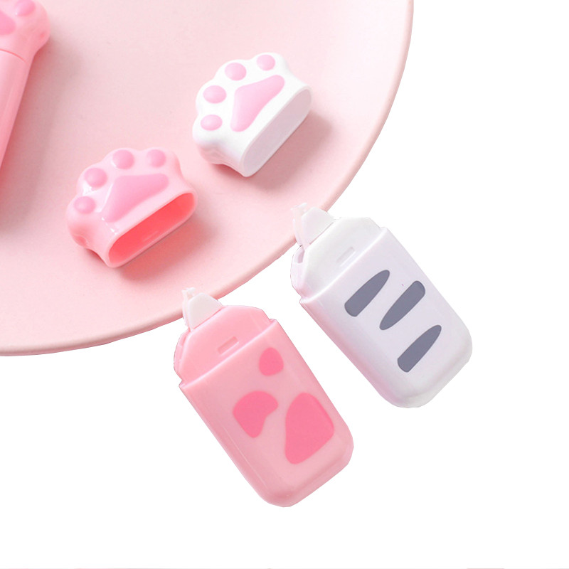 1 bucată bandă corectoare gheare de pisică bandă corectoare portabilă articole de papetărie de birou promoționale premiu pentru elevi rechizite școlare