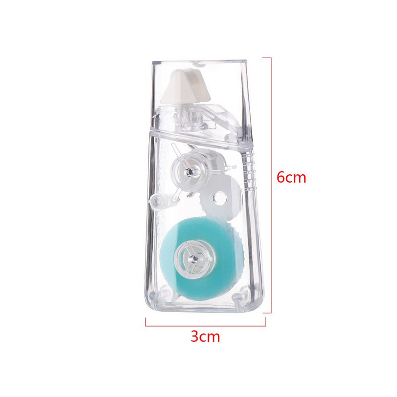 1 bucată adorabil cu puncte adezive cu două fețe, cu role, lipici, dozator de bandă, tăietor de bandă, reîncărcabil pentru papetărie de birou