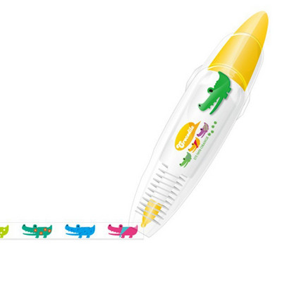 Nėrinių korekcinė juosta Kūrybiška miela preso tipo dekoravimo juosta Studentų raštinės reikmenys DIY animacinių filmų juosta Korėjos raštinės reikmenys