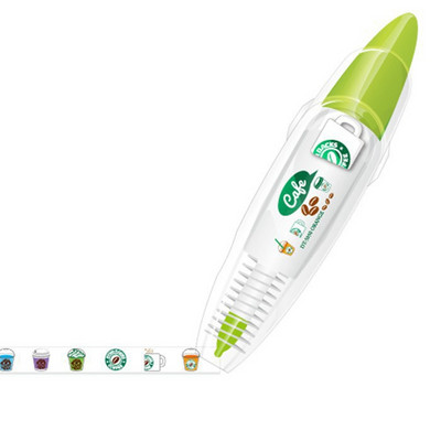 Nėrinių korekcinė juosta Kūrybiška miela preso tipo dekoravimo juosta Studentų raštinės reikmenys DIY animacinių filmų juosta Korėjos raštinės reikmenys