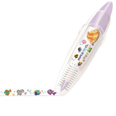 Nėrinių korekcinė juosta Kūrybiška miela preso tipo dekoravimo juosta Studentų raštinės reikmenys DIY animacinių filmų juosta Korėjos raštinės reikmenys