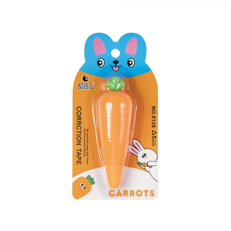 SKYSONIC Kawaii Carrot Correction Tape Study Work Corrector Tool Naljepnice Poklon za djecu Školski uredski pribor