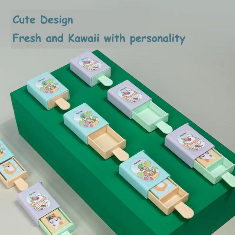 Korekcijas piederumi bez putekļu burvju kastītes gumijas dzēšgumija Skolas biroja piederumi rakstīšanai zīmējumu dzēšgumija zīmuļu dzēšgumijas