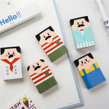 Creative Old Man Series Erasers Kawaii Rubber Pencil Eraser for School Κορεατικά επιστολόχαρτα Χαριτωμένα παιδικά εργαλεία γραφής Αναλώσιμα γραφείου