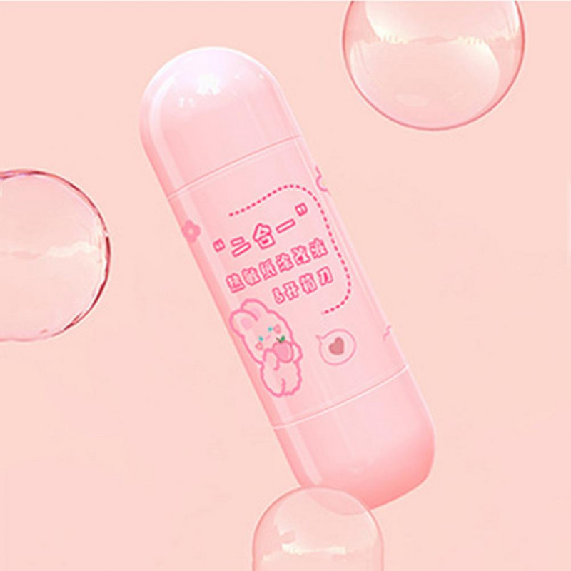 Izdržljiva, praktična gumica za brisanje, brzo sušenje, tekućina za ispravljanje toplinski osjetljivog papira s rezačem Štiti privatnost