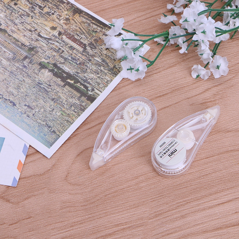 2 bucăți cu bandă corectoare drăguță, mini role, gumă de șters albă, papetărie de birou și școală P9JD