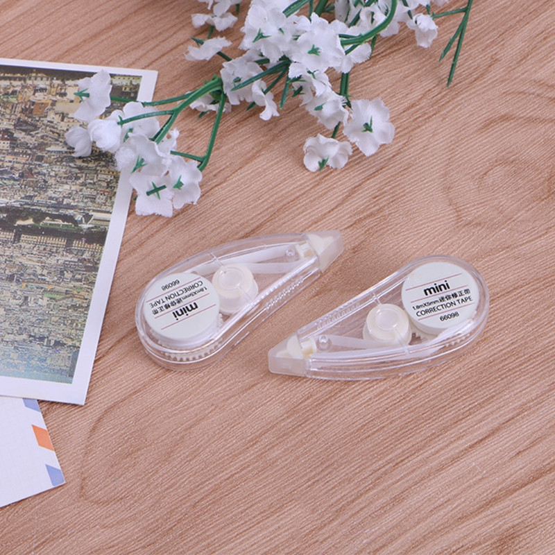 2 bucăți cu bandă corectoare drăguță, mini role, gumă de șters albă, papetărie de birou și școală P9JD