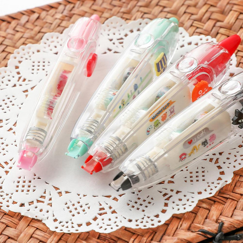 Bun instrument pentru bandă corectoare Mini bandă corectoare din plastic Bandă corectoare pentru papetărie