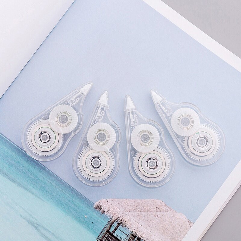 Jednostavna prozirna korektivna traka Slatki prijenosni studentski uredski pribor za korekcijske trake