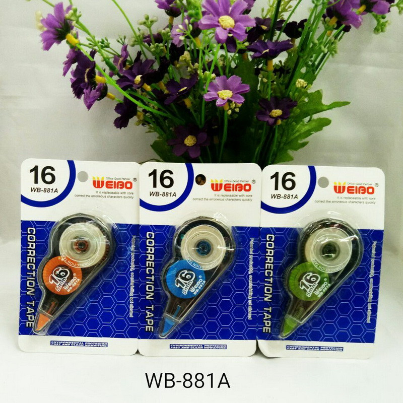 881A Bandă de corectare Mini Fashion Roller Corectare albă Studenți Papetarie Școală Accesorii de birou