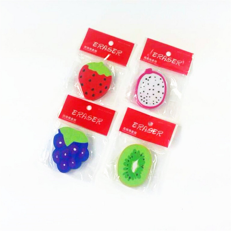 1db/tétel ÚJ Édes gyümölcs szelet Nem mérgező radír Görögdinnye Szőlő Pitaya Kiwi radír gyerekeknek ajándék nyeremény irodai iskola kellék