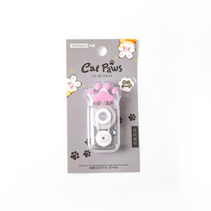 Bandă de corectare transparentă cu gheare de pisică Kawaii Student Gift Rechizite de birou școlare