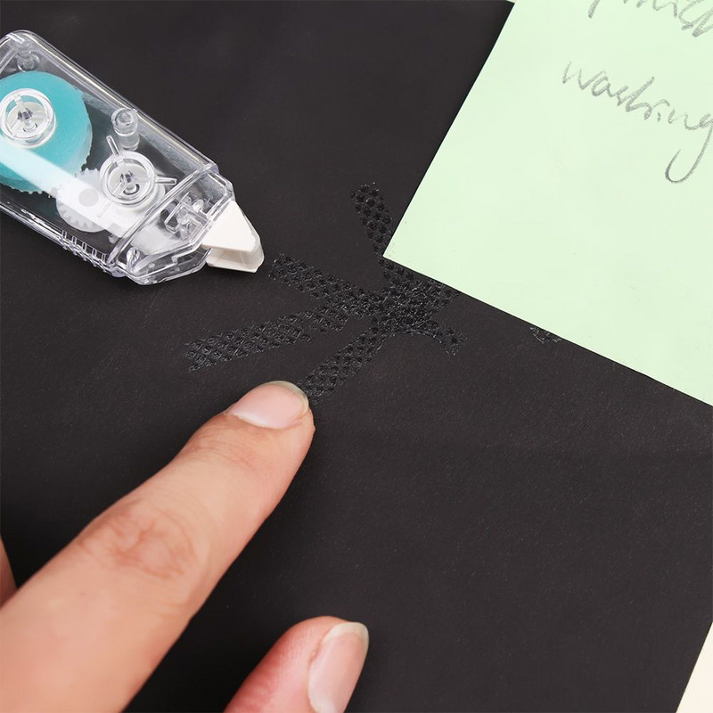 Dozator de bandă de adeziv cu două fețe cu puncte adezive, reîncărcabil pentru Scrapbooking, decor, articole de papetărie de birou