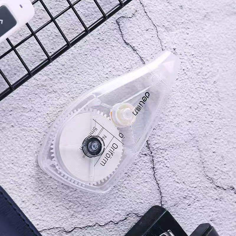 1vnt Deli 5mm*20m skaidri korekcinė juosta Mokyklos biuro reikmenys studentams raštinės reikmenys, dengianti juosta Vaikų vakarėlio dovana