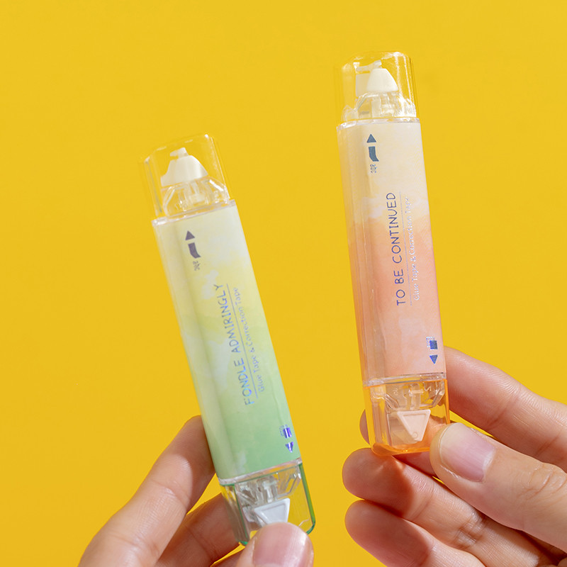 B-SHAMO 2 u 1 korektivna traka i ljepljiva traka valjak za albume s fotografijama DIY zanatski školski pribor Potrepštine za kućni ured