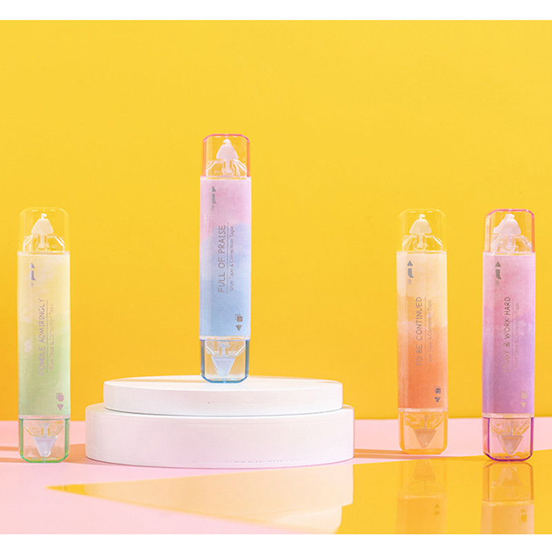 B-SHAMO 2 u 1 korektivna traka i ljepljiva traka valjak za albume s fotografijama DIY zanatski školski pribor Potrepštine za kućni ured