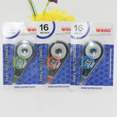 881A Bandă corectoare cu role de modă Alb în afară Material de papetărie lungă Escolar Student