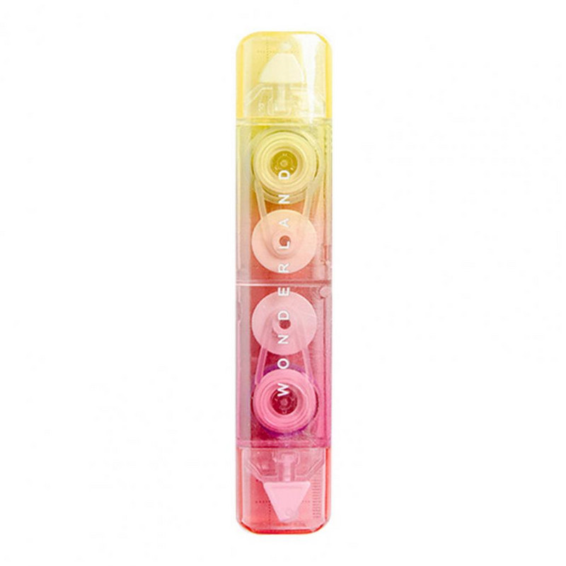 Bandă corectoare creativă Glisare netedă Bandă corectoare transparentă PET cu utilizare multiplă Materiale pentru studenți