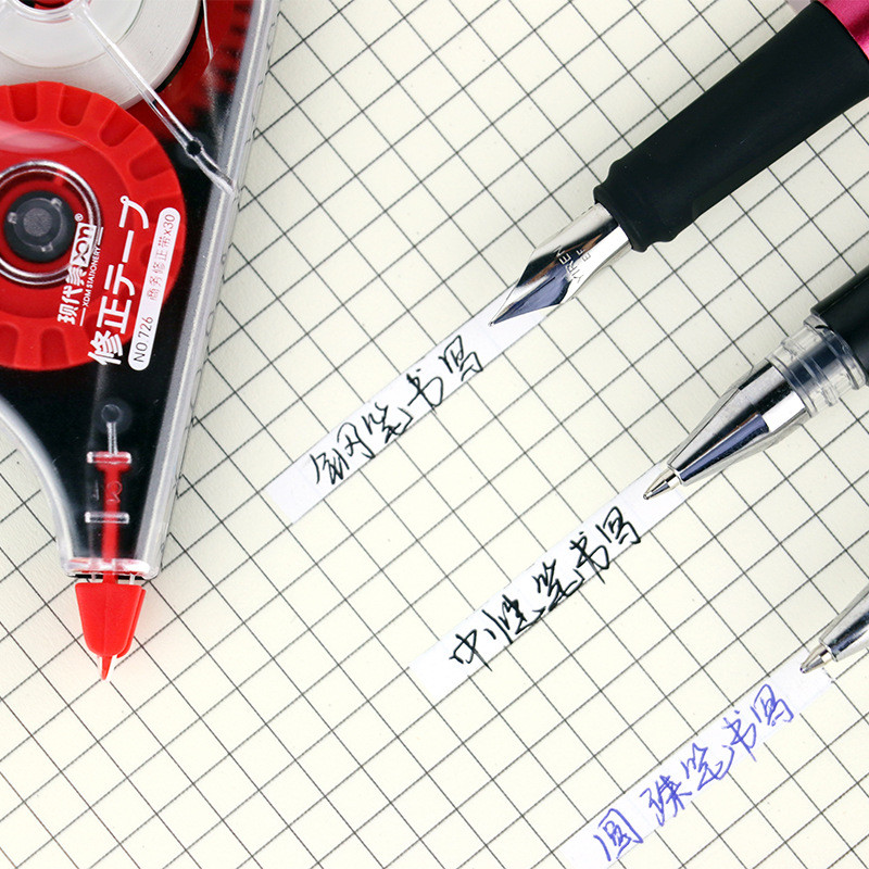 Jaunums 1 gab. Modes dekoratīvās koriģējošās lentes dienasgrāmatas kancelejas preces skolai