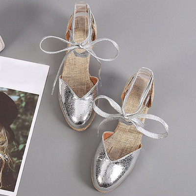 MCCKLE naiste kiilud sandaalid pahkluu rihm, naiste espadrillid, kitsas riba, kinnise varbaga, naiste suvekingad Naiste platvormiga sandaalid, uued